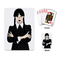 Wednesday Addams Playing Cards Single Design (rectangle)