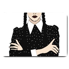 Wednesday Addams Large Doormat by Fundigitalart234