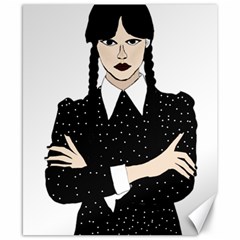 Wednesday Addams Canvas 8  X 10 