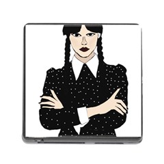 Wednesday Addams Memory Card Reader (square 5 Slot)