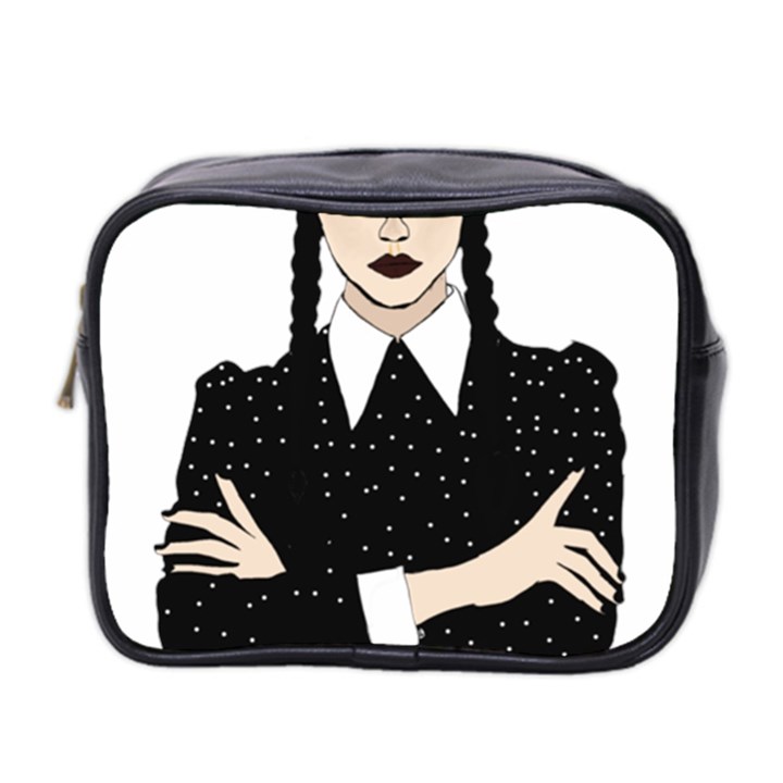 Wednesday addams Mini Toiletries Bag (Two Sides)