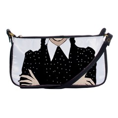 Wednesday Addams Shoulder Clutch Bag by Fundigitalart234