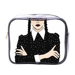 Wednesday Addams Mini Toiletries Bag (one Side) by Fundigitalart234