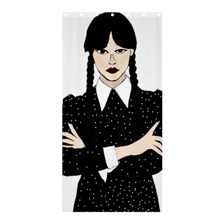 Wednesday addams Shower Curtain 36  x 72  (Stall) 