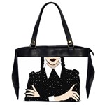 Wednesday addams Oversize Office Handbag (2 Sides) Front