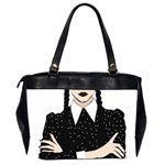 Wednesday addams Oversize Office Handbag (2 Sides) Back