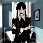 Wednesday addams Shower Curtain 36  x 72  (Stall)  Curtain(36 X72 )