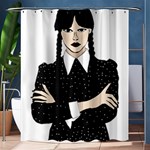 Wednesday addams Shower Curtain 60  x 72  (Medium)  60 x72  Curtain