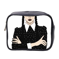 Wednesday Addams Mini Toiletries Bag (two Sides) by Fundigitalart234