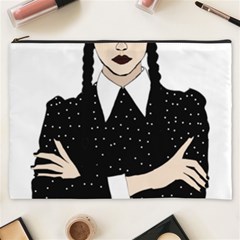 Wednesday Addams Cosmetic Bag (xxxl) by Fundigitalart234