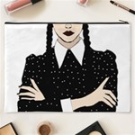 Wednesday addams Cosmetic Bag (XXXL) Back