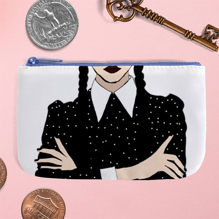 Wednesday addams Large Coin Purse