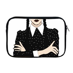 Wednesday Addams Apple Macbook Pro 17  Zipper Case by Fundigitalart234