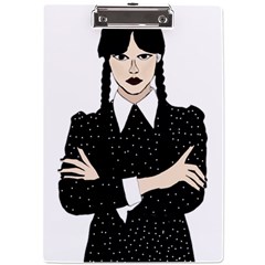 Wednesday Addams A4 Acrylic Clipboard by Fundigitalart234