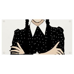 Wednesday addams Banner and Sign 4  x 2 