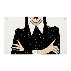 Wednesday addams Banner and Sign 5  x 3 