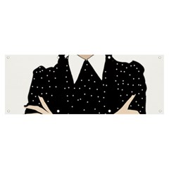 Wednesday addams Banner and Sign 8  x 3 