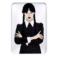 Wednesday Addams Rectangular Glass Fridge Magnet (4 Pack)