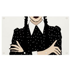 Wednesday Addams Banner And Sign 7  X 4  by Fundigitalart234