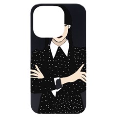 Wednesday Addams Iphone 14 Pro Black Uv Print Case