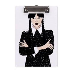 Wednesday Addams A5 Acrylic Clipboard by Fundigitalart234