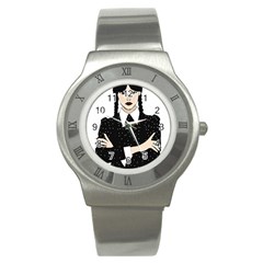 Wednesday addams Stainless Steel Watch