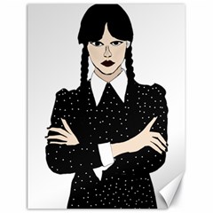 Wednesday Addams Canvas 18  X 24  by Fundigitalart234