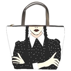 Wednesday Addams Bucket Bag by Fundigitalart234