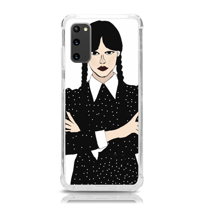 Wednesday addams Samsung Galaxy S20 6.2 Inch TPU UV Case