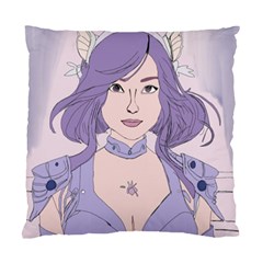 Futuristic Woman Standard Cushion Case (two Sides) by Fundigitalart234