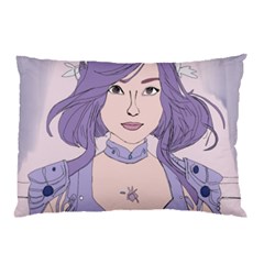 Futuristic Woman Pillow Case by Fundigitalart234