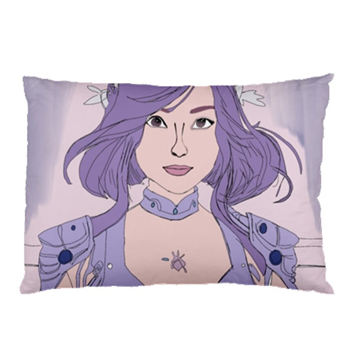 Futuristic woman Pillow Case