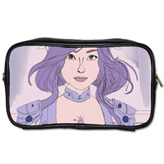 Futuristic Woman Toiletries Bag (two Sides) by Fundigitalart234