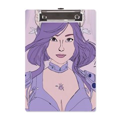 Futuristic Woman A5 Acrylic Clipboard by Fundigitalart234