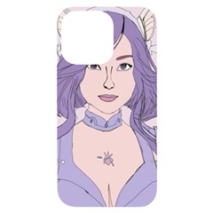 Futuristic Woman Iphone 14 Pro Max Black Uv Print Case by Fundigitalart234