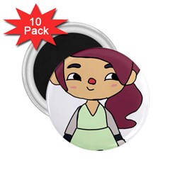 Toca Life Self Made Character  2 25  Magnets (10 Pack)  by Fundigitalart234