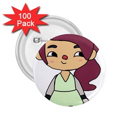 Toca Life Self Made Character  2 25  Buttons (100 Pack)  by Fundigitalart234