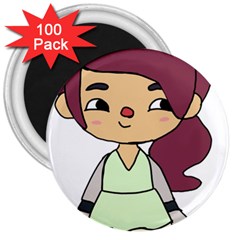 Toca Life Self Made Character  3  Magnets (100 Pack) by Fundigitalart234