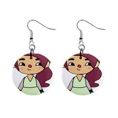 Toca Life Self Made Character  Mini Button Earrings by Fundigitalart234