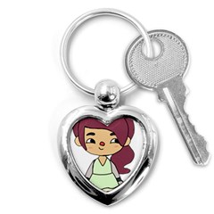 Toca Life Self Made Character  Key Chain (heart) by Fundigitalart234