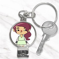 Toca Life Self Made Character  Nail Clippers Key Chain