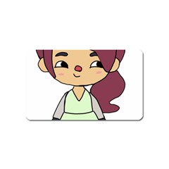 Toca Life Self Made Character  Magnet (name Card) by Fundigitalart234