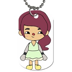 Toca Life Self Made Character  Dog Tag (one Side) by Fundigitalart234