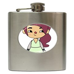 Toca Life Self Made Character  Hip Flask (6 Oz) by Fundigitalart234