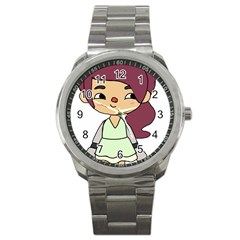 Toca Life Self Made Character  Sport Metal Watch by Fundigitalart234