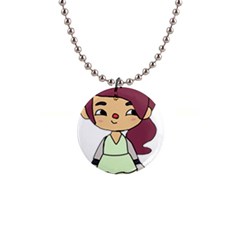 Toca Life Self Made Character  1  Button Necklace by Fundigitalart234