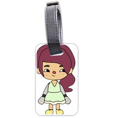 Toca Life Self Made Character  Luggage Tag (two Sides) by Fundigitalart234