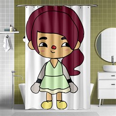 Toca Life Self Made Character  Shower Curtain 48  X 72  (small)  by Fundigitalart234