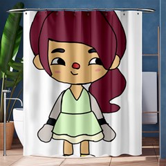 Toca Life Self Made Character  Shower Curtain 60  X 72  (medium)  by Fundigitalart234