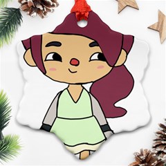 Toca Life Self Made Character  Ornament (snowflake) by Fundigitalart234